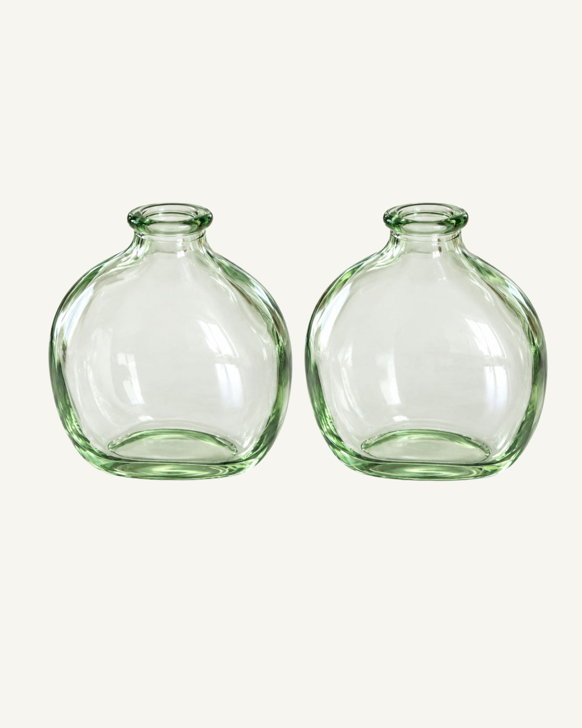2er set vase grün