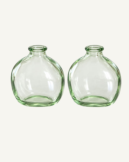 2er set vase grün